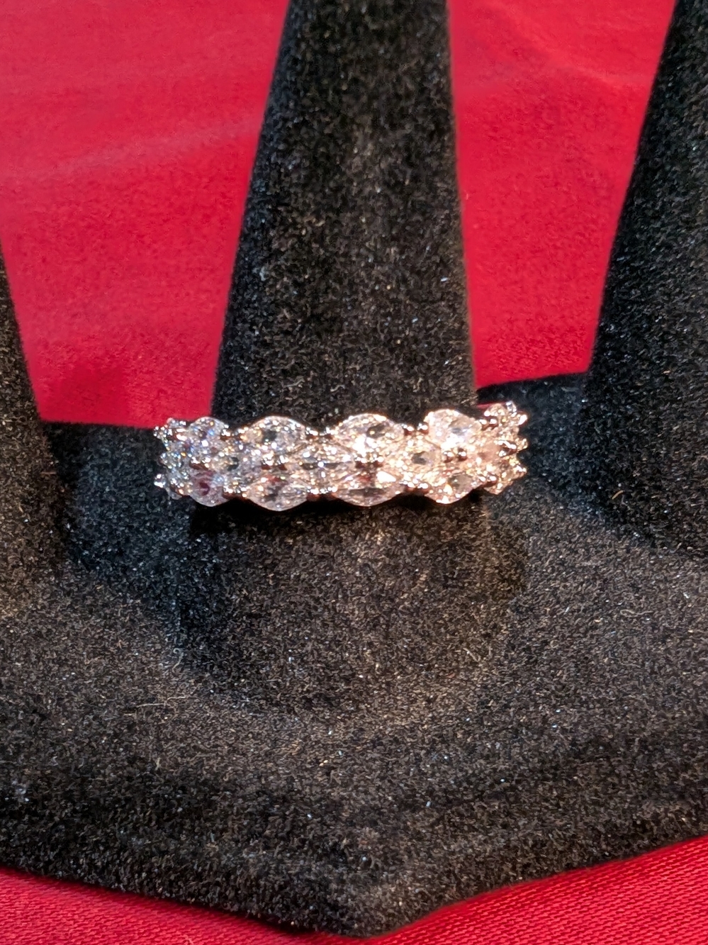 Sterling Silver White Cubic Zirconia Ring